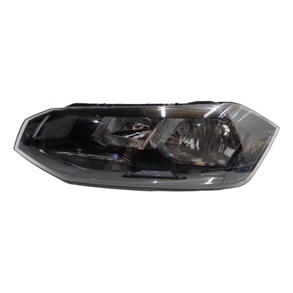 Farol Esquerdo Polo Virtus 2018 2017 2019 2020 Mascara Negra