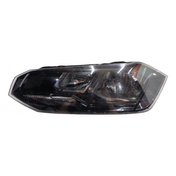 Farol Esquerdo Polo Virtus 2017 2018 2019 Mascara Negra