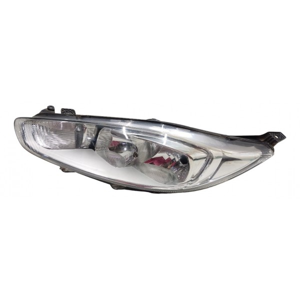 Farol Esquerdo New Fiesta 2013 2014 2015 Cromado Original