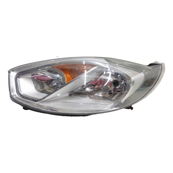 Farol Esquerdo Ford Fiesta 2011 2012 2013 Cromado Original