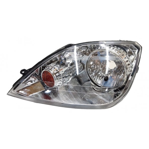 Farol Esquerdo Ford Fiesta 2003 2004 2005 2006 Cromado
