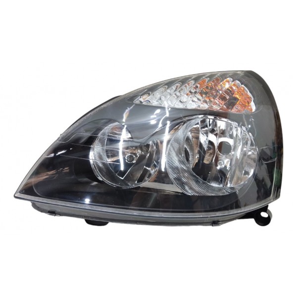 Farol Esquerdo Clio Mascara Cinza 2006 2007 2008 2009 2010