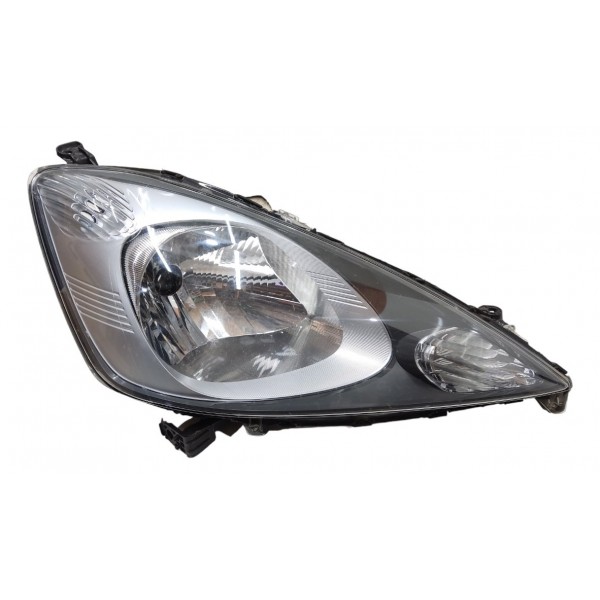 Farol Direito Honda New Fit 2012 2013 2014 Mascara Cinza
