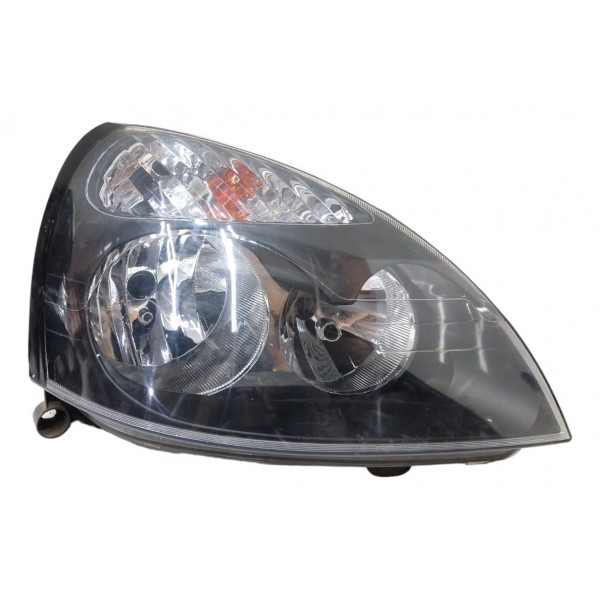 Farol Direito Renault Clio Mascara Cinza 2006 2007 2008 2009