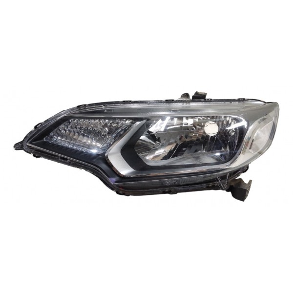 Farol Esquerdo Honda Fit Mascara Negra 2015 2016 2017 2018