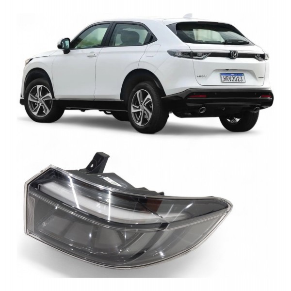 Lanterna Traseira Direita Honda Hrv 2023 2024 Fume