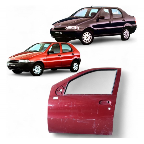 Porta Fiat Palio Siena 1999 2000 A 2006 Dianteira Esquerda