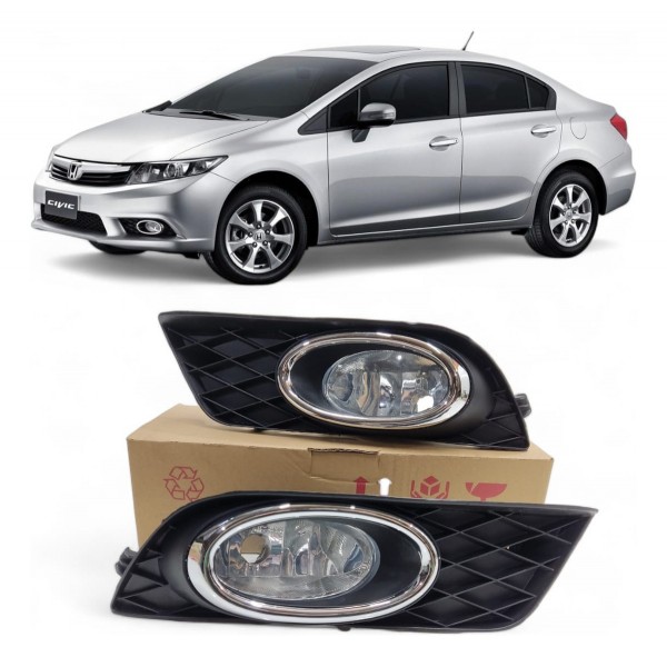 Farol Auxiliar Milha Honda Civic G9 2012 2013 2014