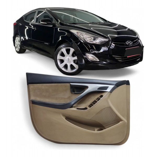Forro Porta Hyundai Elantra 2013 Dianteiro Esquerdo Caramelo