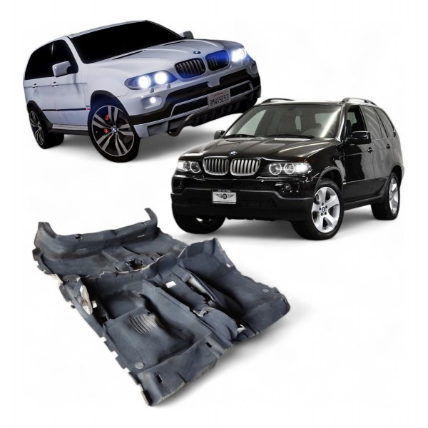 Carpete Assoalho Dianteiro Traseiro Bmw X5 2005 2006 2007