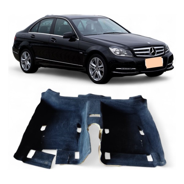 Carpete Assoalho Banco Traseiro Mercedes C180 2012 2013 W204