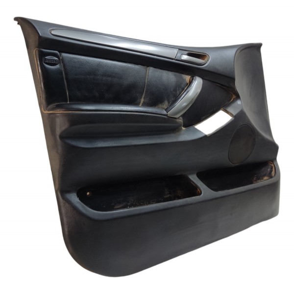 Forro Porta Bmw X5 2004 2005 2006 2007 Dianteiro Esquerdo Preto