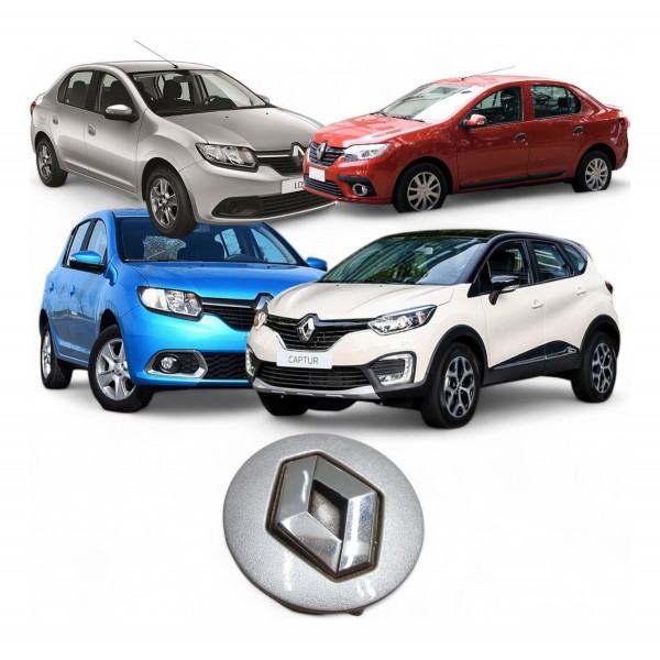 Calota Roda Central Sandero Logan Duster Symbol Captur