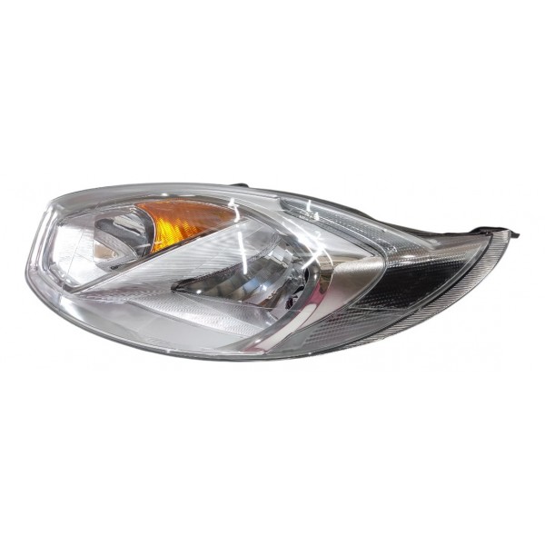 Farol Esquerdo Ford Fiesta 2011 2012 2013 Cromado Esquerdo