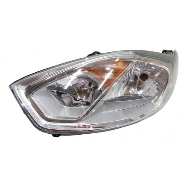 Farol Esquerdo Ford Fiesta 2011 2012 2013 Cromado Esquerdo