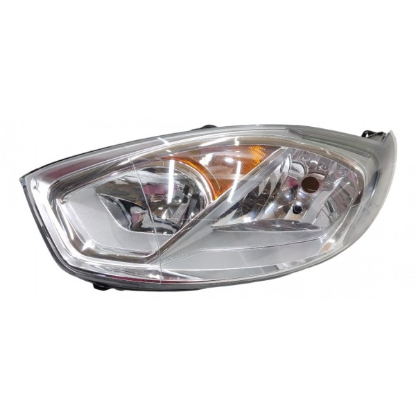 Farol Esquerdo Ford Fiesta 2011 2012 2013 Cromado Esquerdo