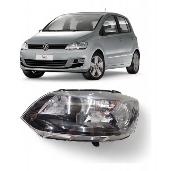 Farol Esquerdo Fox 2010 2011 2012 2013 2014 Foco Simples