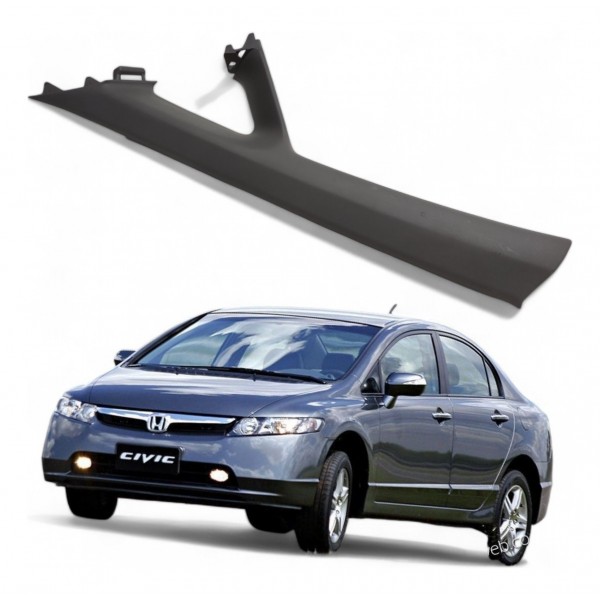 Moldura Coluna Dianteira Esquerda New Civic G8 2007 A 2011