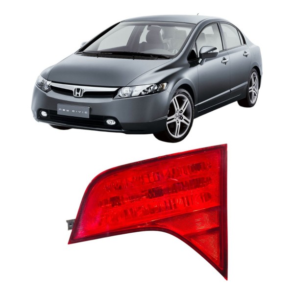 Lanterna Direita Tampa Traseira New Civic 2007 2008 A 2011