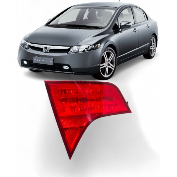 Lanterna Esquerda Tampa Traseira New Civic 2007 2008 A 2011
