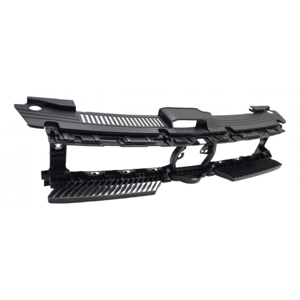 Grade Dianteira Radiador Vw Polo Virtus 2019 2018 A 2024 Preto Fosco