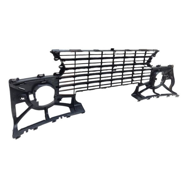 Grade Central Parachoque Peugeot 307 2006 A 2012 Cromado Preto Brilhante