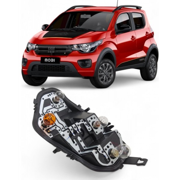 Circuito Soquete Lanterna Esquerdo Fiat Mobi 2016 A 2022