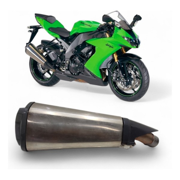Ponteira Escapamento Kawasaki Zx10 2008 2009 2010 Original