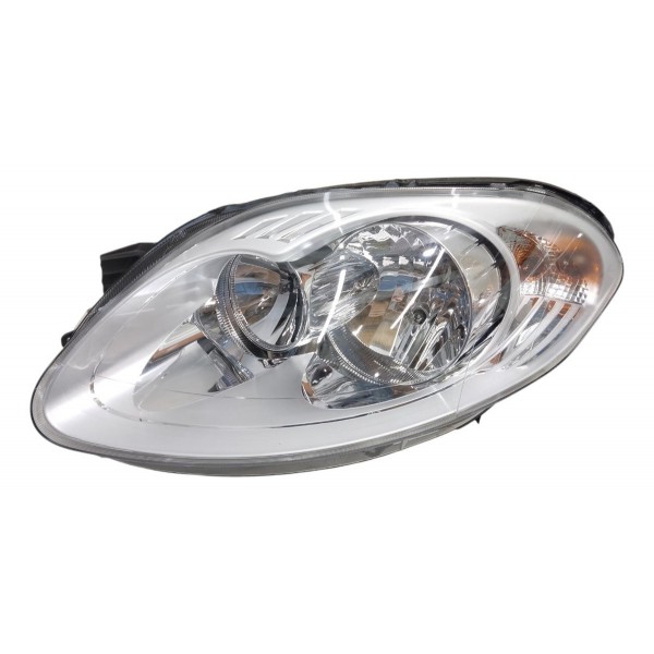Farol Esquerdo Fiat Palio 2012 2013 2014 215 A 2018 Cromado Esquerdo/motorista