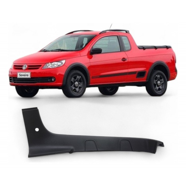 Moldura Caçamba Esquerda Vw Saveiro G5 G6 G7 2017 A 2020
