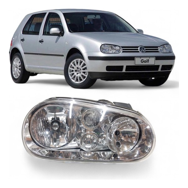 Farol Direito Volkswagen Golf 1999 2000 2001 2002 2003 2004