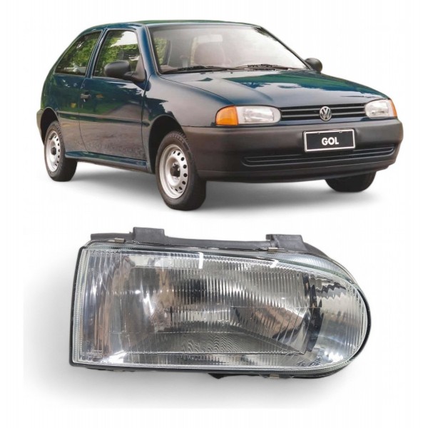 Farol Direito Vw Gol Saveiro Parati G2 1995 1996 1997 A 2000