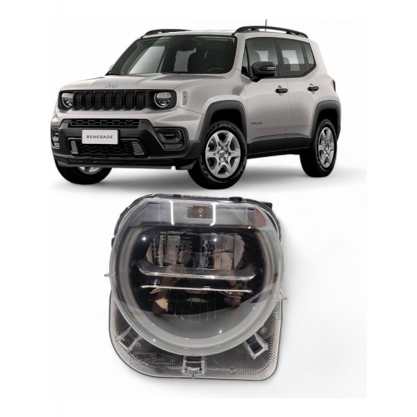 Farol Jeep Renegade 2022 2023 2024 Esquerdo Led Original