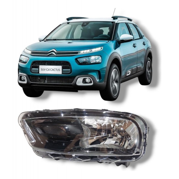 Farol Esquerdo Citroen C4 Cactus 2018 2019 A 2024 Original