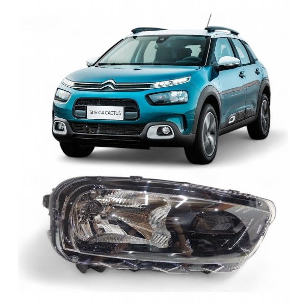 Farol Direito Citroen C4 Cactus 2018 2019 A 2024 Original