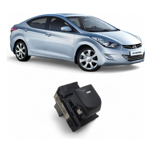 Botão Vidro Traseiro Esquerdo Hyundai Elantra 2012 A 2015