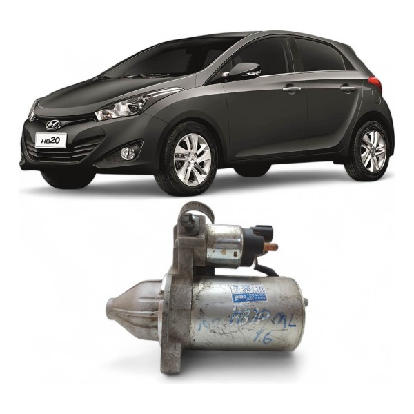 Motor Partida Arranque Hyundai Hb20 1.6 16v 2013 2014 A 2019
