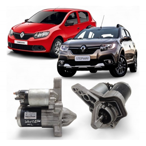 Motor Partida Arranque Sandero Stepway 1.6 16v 2019 2020