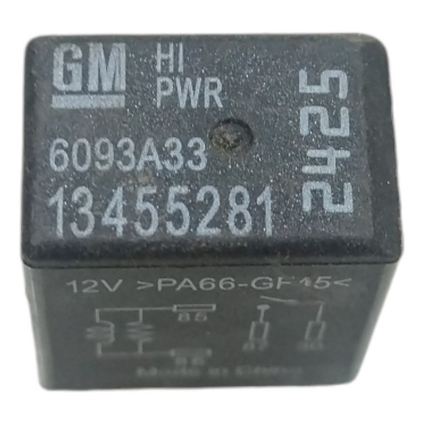 Relé Caixa Fusível 4 Pinos 12v Chevrolet 13455281 Original