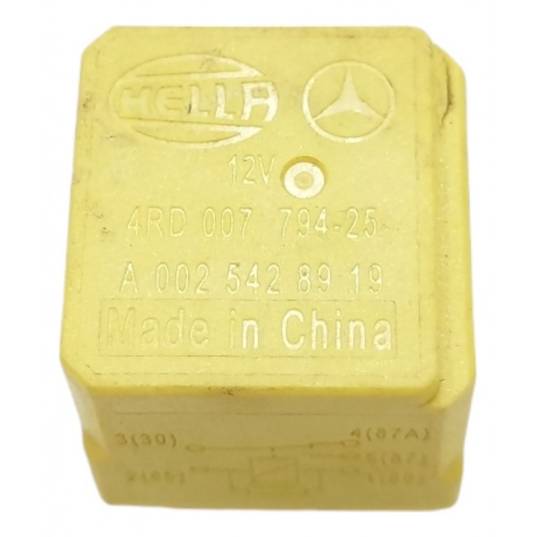 Relé Caixa Fusível 4 Pinos 12v Mercedes Benz A0025428919