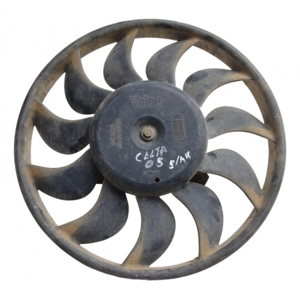 Ventoinha Eletroventilador Celta 2001 2002 A 2007 Sem Ar