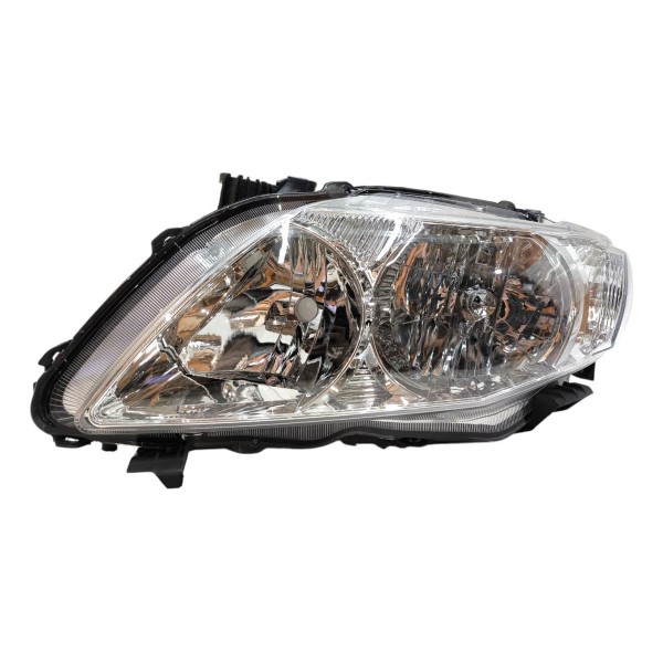 Par Farol Dianteiro Toyota Corolla 2009 2010 2011 Cromado Ambos Lados