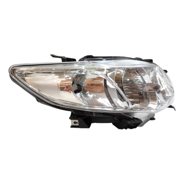 Par Farol Dianteiro Toyota Corolla 2009 2010 2011 Cromado Ambos Lados