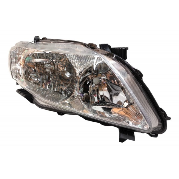 Par Farol Dianteiro Toyota Corolla 2009 2010 2011 Cromado Ambos Lados