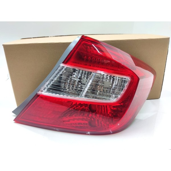 Par Lanterna Traseira Honda Civic 2012 2013 2014 2015 2016 Esquerdo Vermelho