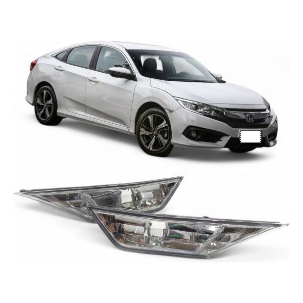 Par Lanterna Pisca Paralama Honda Civic G10 2017 2018 2019