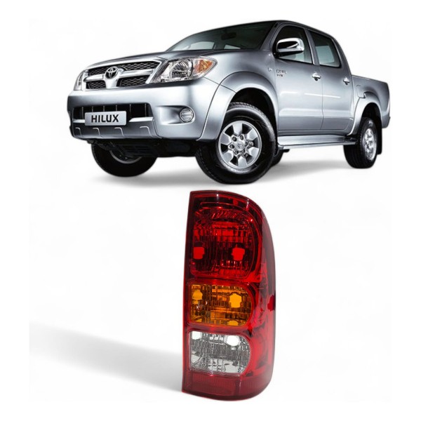Par Lanterna Traseira Hilux 2005 2006 2007 2008 2009 A 2011