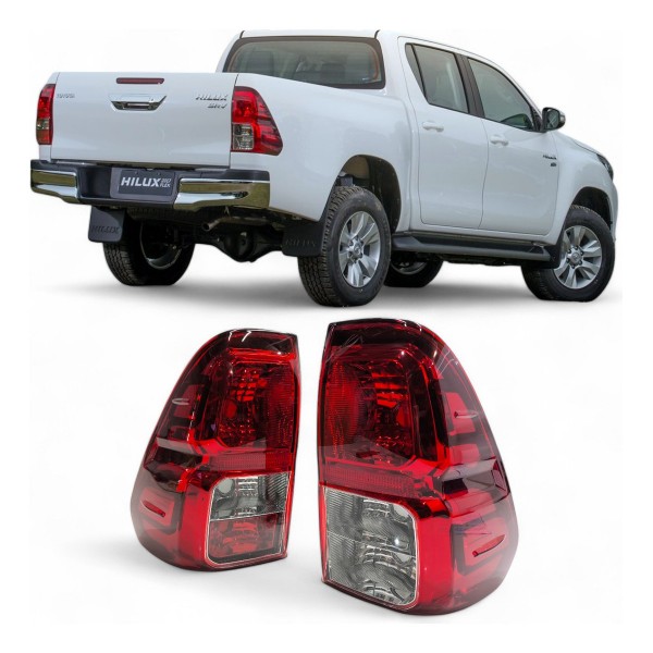 Par Lanterna Traseira Toyota Hilux 2016 2017 2018 2019 2020