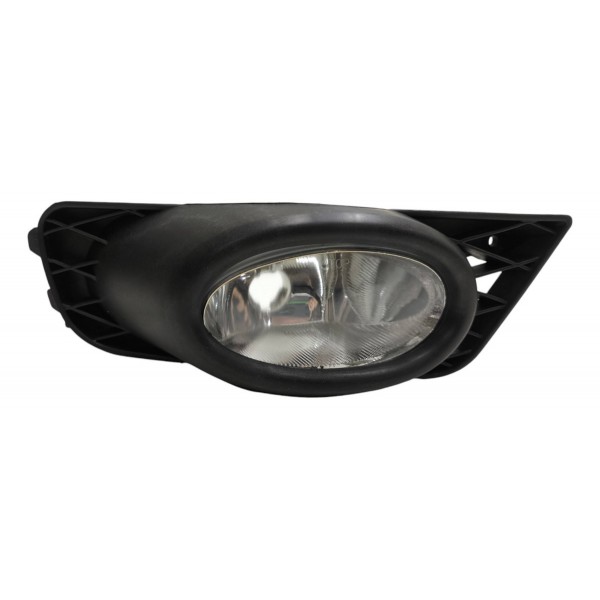 Kit Farol Milha Botão Chicote New Civic 2008 2009 2010 2011 Cristal