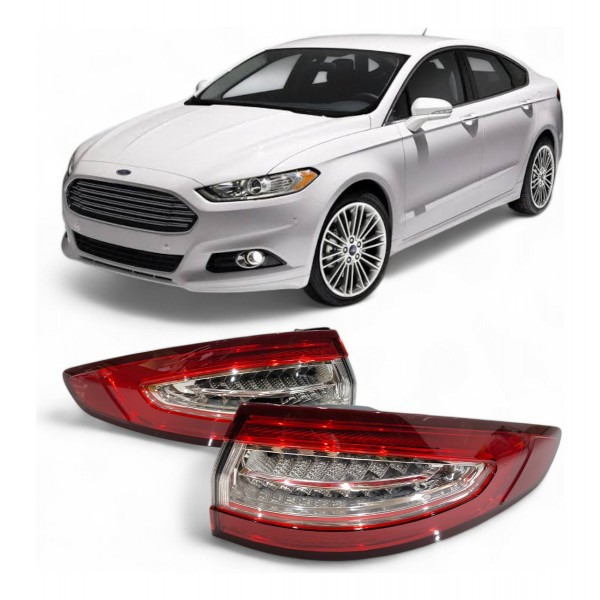 Par Lanterna Traseira Ford Fusion 2012 2013 2014 2015 Led